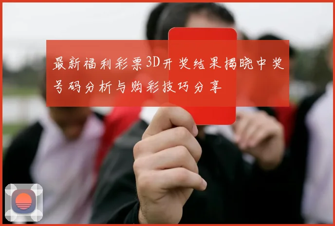 最新福利彩票3D开奖结果揭晓中奖号码分析与购彩技巧分享